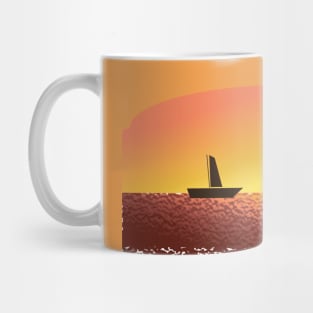 Lispe Golden Sunset Cruise Mug